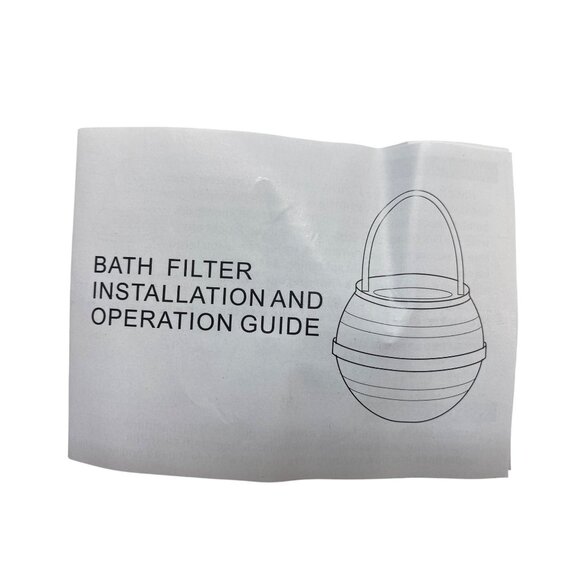 Bath Filter Tub Bathtub Bath Water Filter Ball - Picture 4 of 8